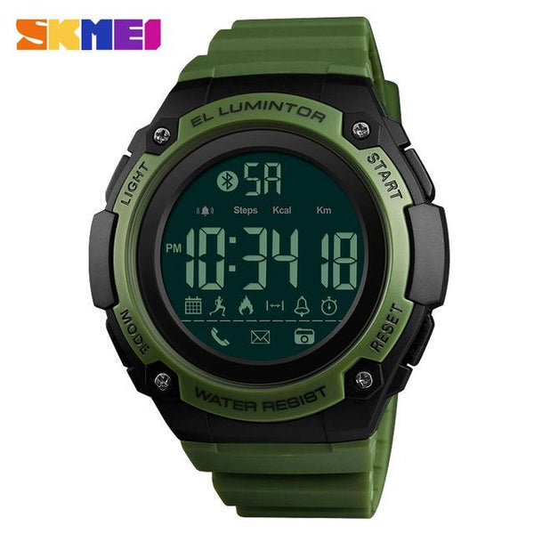 Bluetooth Message Call Reminder SKMEI Sports Smart Watches Calories Pedometer Digital Electronic Clock for Android IOS Operating