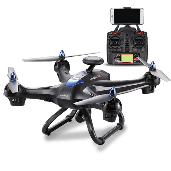 2.4G RC Drone Quadrocopter with 720P Camera HD GPS 5 Inch LCD Remote Control Quadrocopter 2000mAh 3D rollover 4Channels