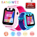 New Fashion BANGWEI Brand Kids Smart Watches LED GPS Positioning Anti-lost Multifunction Digital Dlectronic Watch Boy Girl Clock