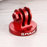 PULUZ CNC Aluminum Alloy Tripod Mount Base Colorful Tripod Adapter