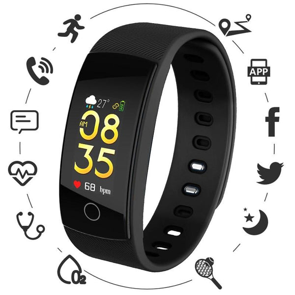 Smart Watches Color Screen Smart Bracelet Wristband Bluetooth Watch For IOS Android phone Message Reminder Sleep Monitoring