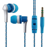 3.5mm Wired Headphone In-Ear Headset Stereo Music Smart Phone Tablet PC Earpiece Earphone Cable Pink
