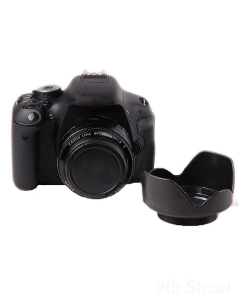 Camera 62 II Flower Lens Hood for Canon EOS EF 50mm f/1.8 II Professional Photography