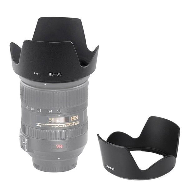 Nikon AF S 18 200 Lens Hood HB 35 Hood Lotus Cover