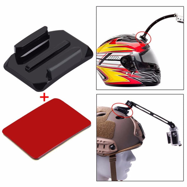 PULUZ Curved Surface Base Mount with 2 Adhesive Stickers For Gopro Hero 4 3 Session SJ4000 Accessory