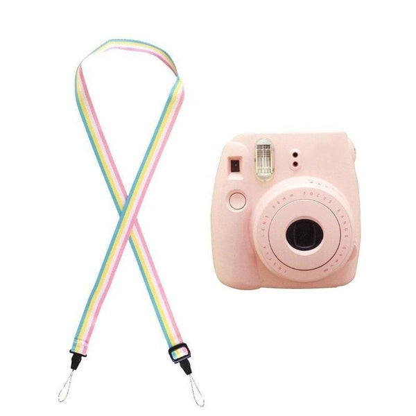 Rainbow color Adjustable Camera Neck Strap