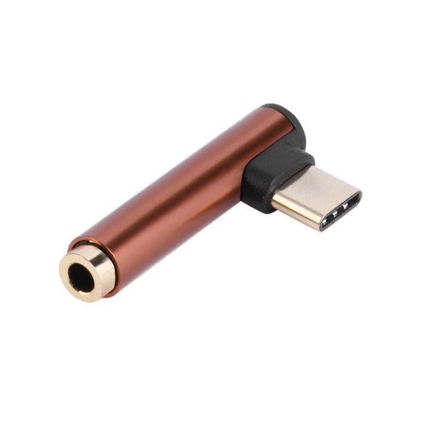 90 Degree Type-C to 3.5mm Jack Headphone Adapter Converter for xiaomi 6 High Quality Headphone Adapter Converter New Arrival