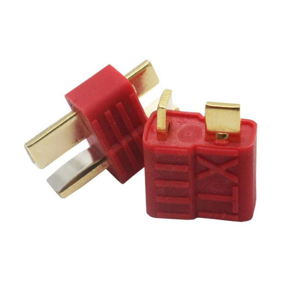 New T-Plug Non-slip Connector Male Deans For Deans RC Lipo Battery Helicopter