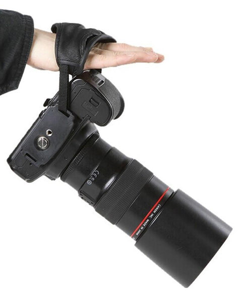 DSLR Camera Leather Grip Wrist Hand Strap Universal for Canon Nikon Carama