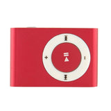 Orange Mini Fashion Clip Metal MP3 Music Player Support SD TF Card