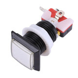 1Pcs Arcade Square LED Illuminated Push Button with Micro Switch Sensor