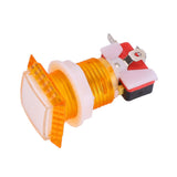 1Pcs Arcade Square LED Illuminated Push Button with Micro Switch Sensor