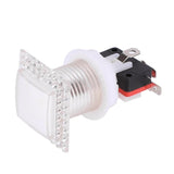 1Pcs Arcade Square LED Illuminated Push Button with Micro Switch Sensor