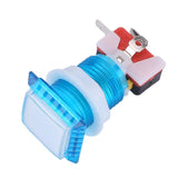 1Pcs Arcade Square LED Illuminated Push Button with Micro Switch Sensor