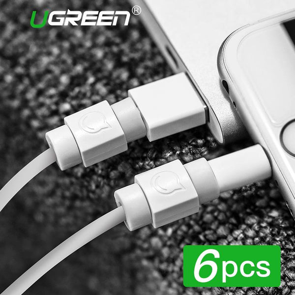 Ugreen Cable Protector For iPhone Charger Protection Cable USB Cord Saver Bite USB Cable Chompers For iPhone Cable Protector