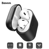 Baseus Qi Wireless Charging Case For Airpods Anti-Knock Silicone Protective Cover For Airpod Air pods Coque With Wired Charging