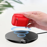 Baseus Qi Wireless Charging Case For Airpods Anti-Knock Silicone Protective Cover For Airpod Air pods Coque With Wired Charging