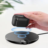 Baseus Qi Wireless Charging Case For Airpods Anti-Knock Silicone Protective Cover For Airpod Air pods Coque With Wired Charging