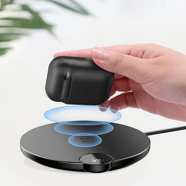 Baseus Qi Wireless Charging Case For Airpods Anti-Knock Silicone Protective Cover For Airpod Air pods Coque With Wired Charging