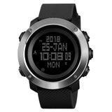 SKMEI Compass Countdown Sports Watches Waterproof Mens Watches Top Brand Luxury Pedometer Calories Electronic Digital Watch Men
