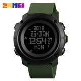 SKMEI Compass Countdown Sports Watches Waterproof Mens Watches Top Brand Luxury Pedometer Calories Electronic Digital Watch Men
