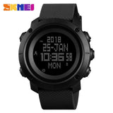 SKMEI Compass Countdown Sports Watches Waterproof Mens Watches Top Brand Luxury Pedometer Calories Electronic Digital Watch Men