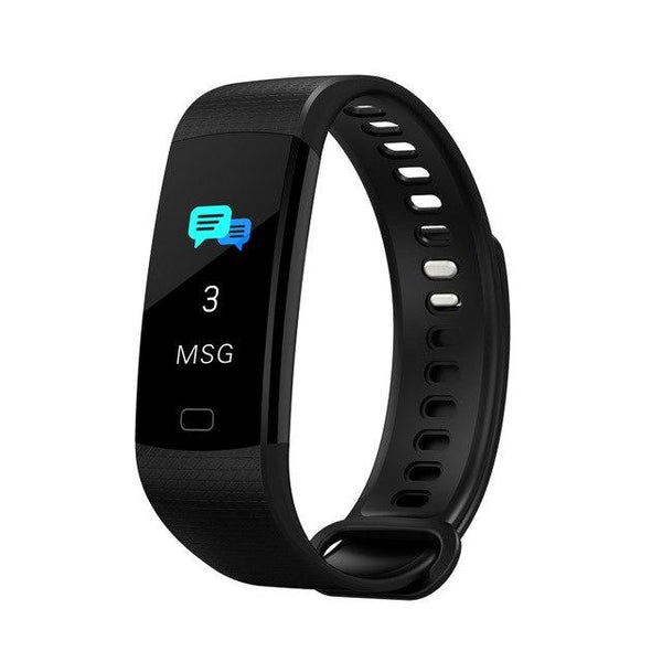 BANGWEI Smart Wristband Mens Blood Pressure Heart Rate Monitor Fitness Smart Watch Bracelet Sleep detection Information Tips+BOX