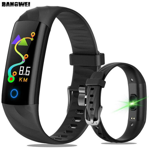 IP68 Waterproof Smart Bracelet  Heart Rate Monitor Blood Oxygen Fitness Tracker Smart Watch Men Wristband Multi Sport Smart Band
