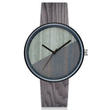 MINHIN Top Brand Luxury Men Watches Tree Textured Design PU Leather Quartz Watches Vintage Smart Watches Male Clock Relogio