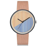 MINHIN Top Brand Luxury Men Watches Tree Textured Design PU Leather Quartz Watches Vintage Smart Watches Male Clock Relogio