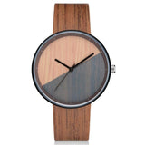 MINHIN Top Brand Luxury Men Watches Tree Textured Design PU Leather Quartz Watches Vintage Smart Watches Male Clock Relogio