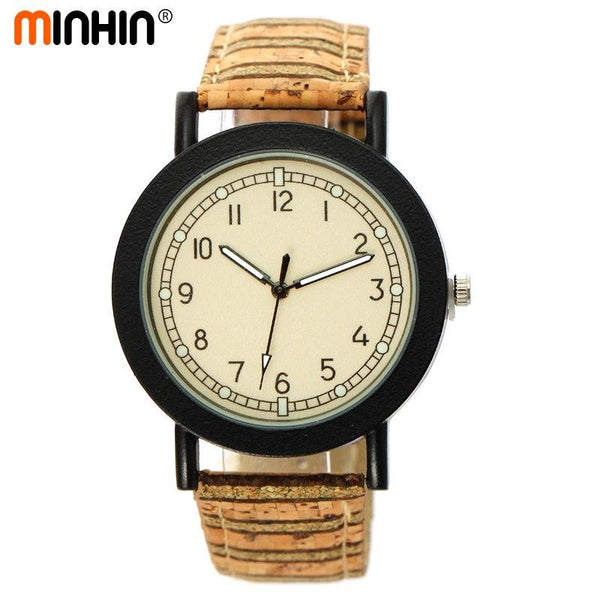 MINHIN Retro Leather Quartz Watches For Women Hot Sale Smart Watches Students Casual Wristwatches Relogios Feminino