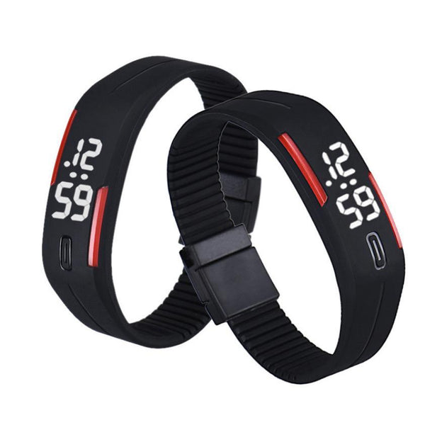 Relojes Hombre  2018 Mens 13 Colors Womens Rubber LED Watch Date Sports Bracelet Digital Wrist Watch High Quality Watch Men