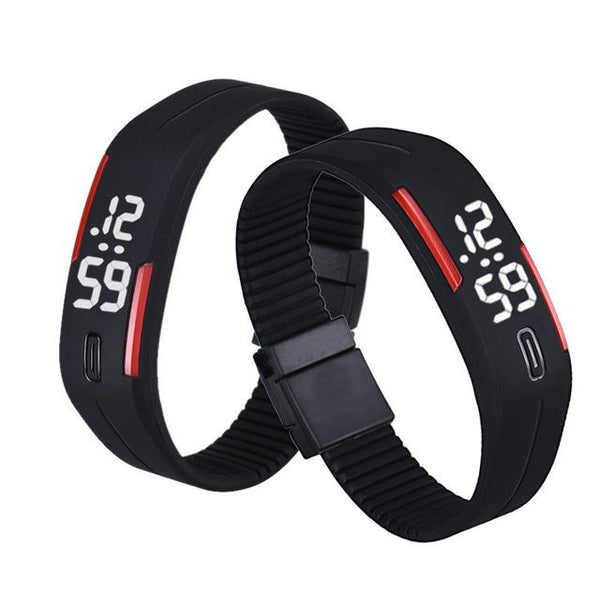 Relojes Hombre  2018 Mens 13 Colors Womens Rubber LED Watch Date Sports Bracelet Digital Wrist Watch High Quality Watch Men