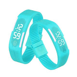 Relojes Hombre  2018 Mens 13 Colors Womens Rubber LED Watch Date Sports Bracelet Digital Wrist Watch High Quality Watch Men