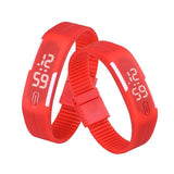 Relojes Hombre  2018 Mens 13 Colors Womens Rubber LED Watch Date Sports Bracelet Digital Wrist Watch High Quality Watch Men