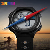 Fashion SKMEI Compass Watch Sport Digital Wristwatches Outdoor Sports Men Watch Pedometer Calorie Waterproof Relogio Masculino