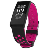 Smart Fitness Bracelet Watch Wristband Sleep Monitor Heart Rate Multifunction Tracker Touchpad Digital Sport Balck Wrist Watch