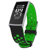 Smart Fitness Bracelet Watch Wristband Sleep Monitor Heart Rate Multifunction Tracker Touchpad Digital Sport Balck Wrist Watch