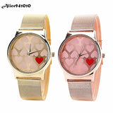 Fashion Leisure Women Watches Womens Classic Gold Quartz Stainless Steel Bracelet  Wrist Watch relogio feminino