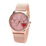Fashion Leisure Women Watches Womens Classic Gold Quartz Stainless Steel Bracelet  Wrist Watch relogio feminino