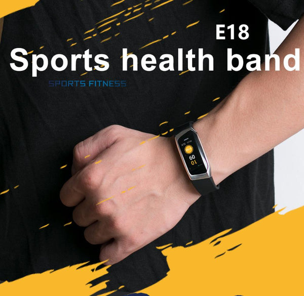 New E18 Smart Fitness Bracelet Watch Heart Rate Monitor Sport Smart Wristband For iOS Android Fitness Tracker Smart Band Relojes