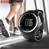 EZON Pedometer Smart Bluetooth Men Sport Watches Waterproof 50m Calories Count Digital Watch Running Wristwatch Montre Homme